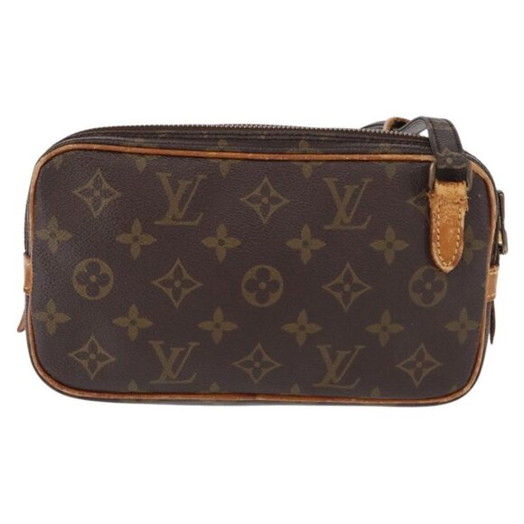Authentic LOUIS VUITTON Monogram Marly Bandouliere Shoulder Bag M51828 LV - Picture 9 of 16
